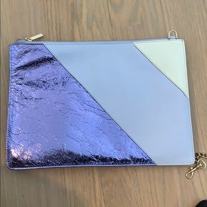 Whistles clutch bag with removable chain